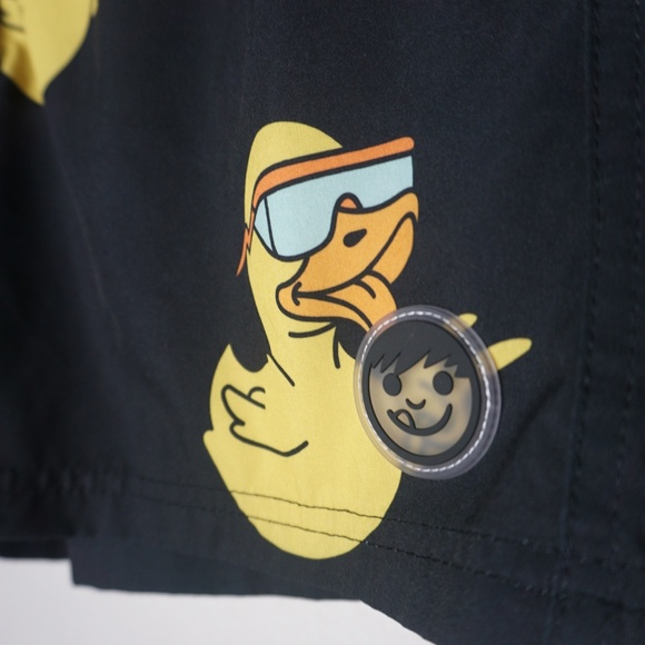 Neff Men's Ducky Chill Graphic Swim Shorts - Size Medium - Picture 3 of 6